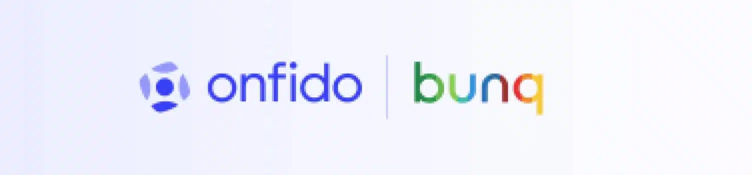 Onfido and Bunq logos