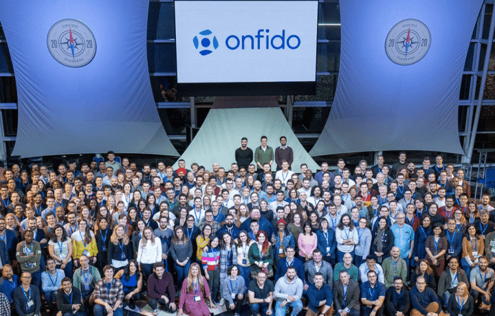 Onfido company team photo