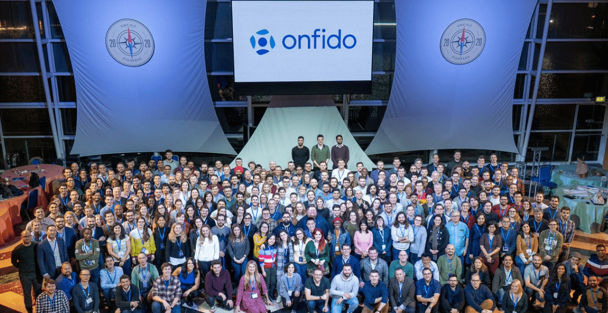 Onfido company team photo