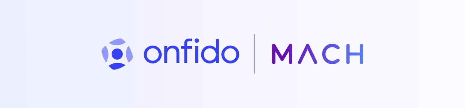 Onfido and MACH logos