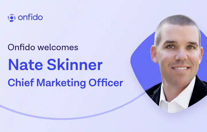 Onfido welcomes Nate Skinner as Chief Marketing Officer