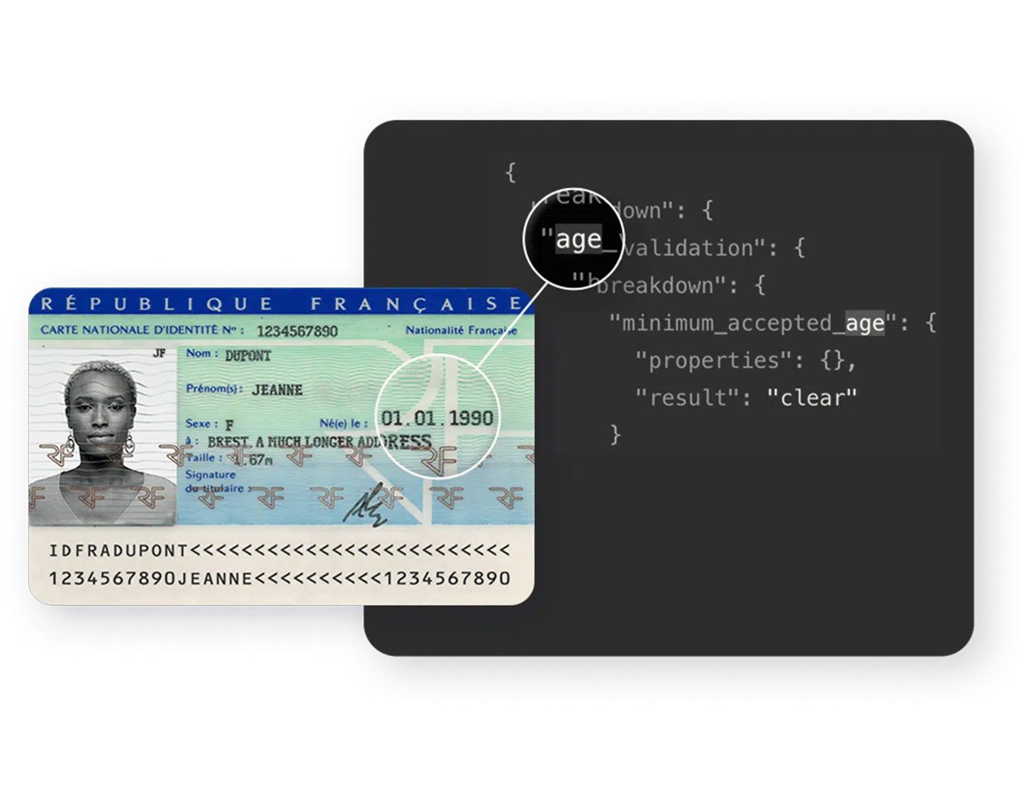 ID being verified