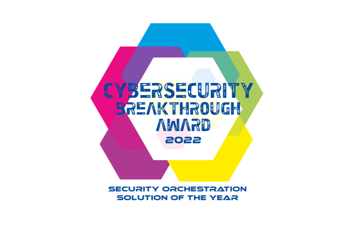 Cybersecurity breakthrough award 2022: security orchestration solution of the year