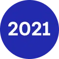 Circle with 2021 inside