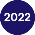 Circle with 2022 inside