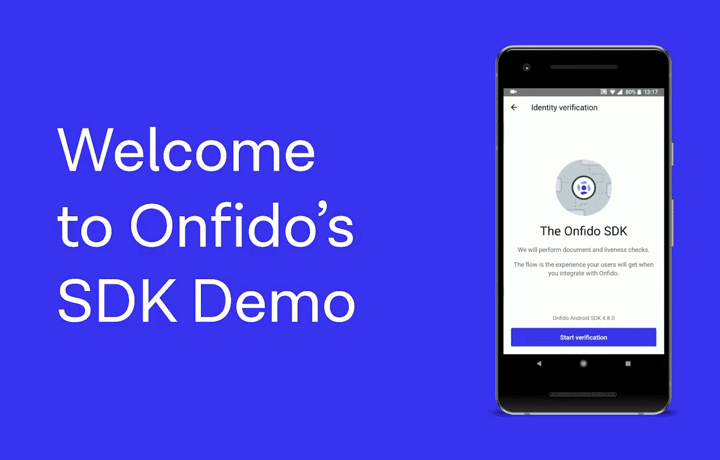 Welcome to Onfido's SDK demo
