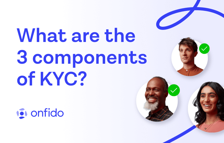 What are the 3 components of KYC blog image