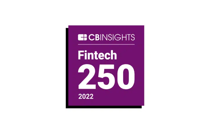 CB Insights Fintech 250 2022 award