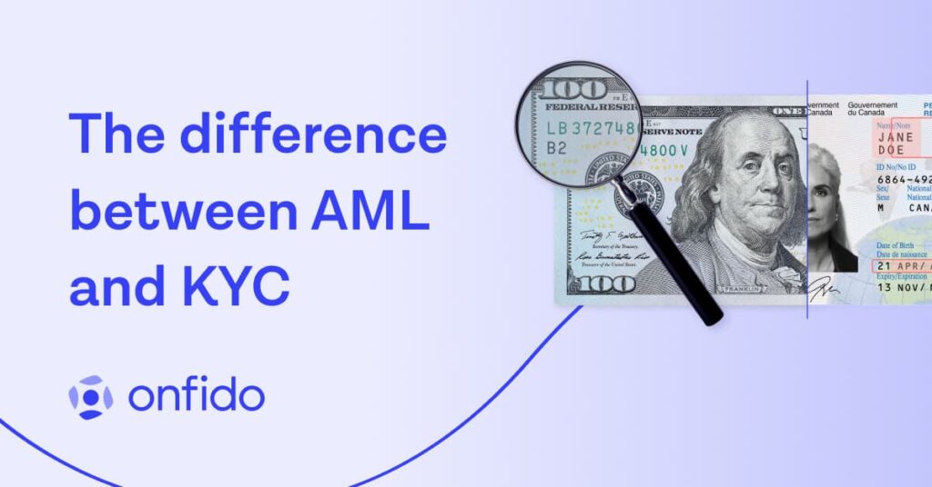 The difference between AML and KYC feature image