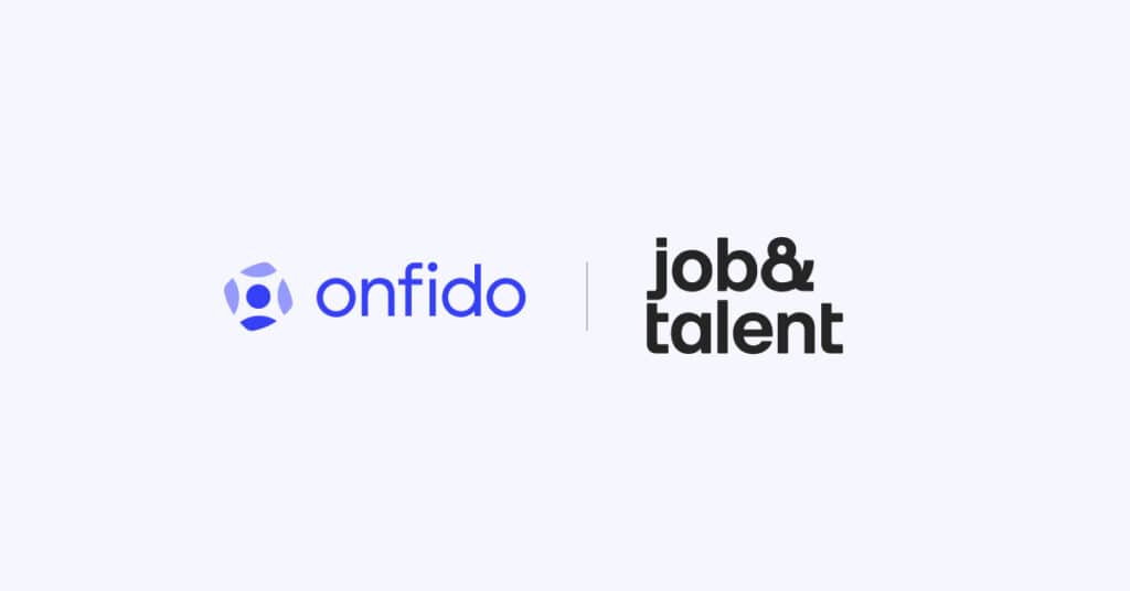 Onfido and Job&Talent feature image